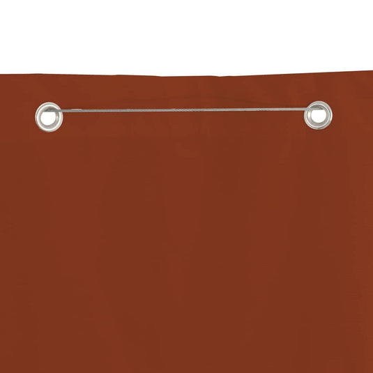 Vidaxl balkonscherm 160x240 cm oxford stof terracottakleurig