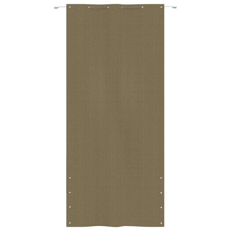 Load image into Gallery viewer, VidaXL Balkonscherm 120x240 cm oxford stof taupe
