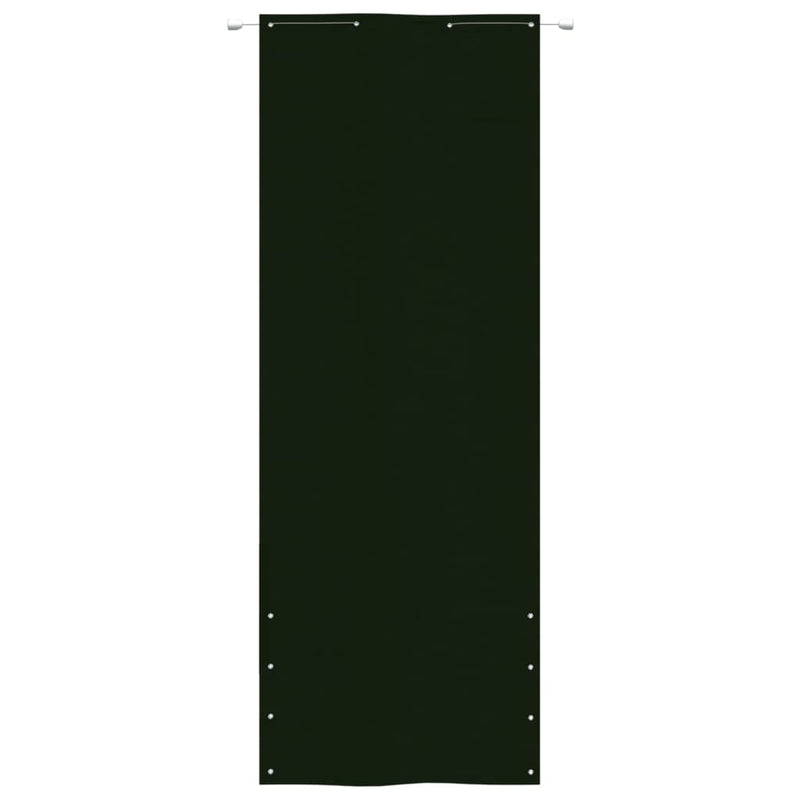 Load image into Gallery viewer, VidaXL Balkonscherm 80x240 cm oxford stof donkergroen
