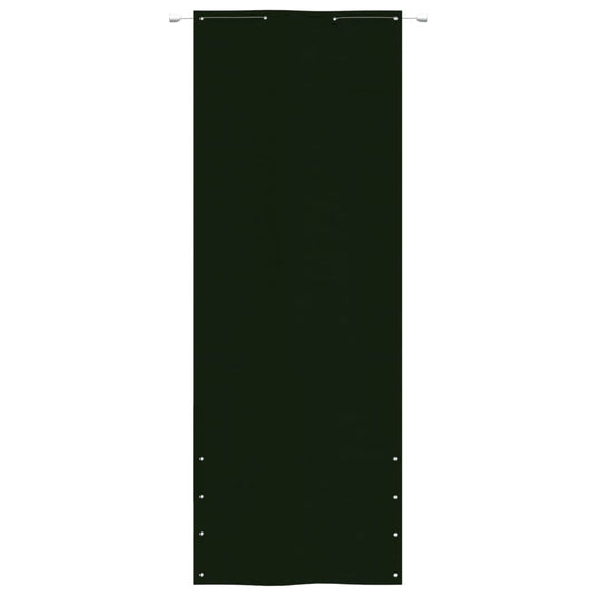 VidaXL Balkonscherm 80x240 cm oxford stof donkergroen