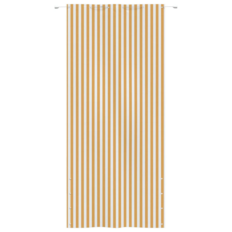 Load image into Gallery viewer, VidaXL Balkonscherm 120x240 cm oxford stof geel en wit
