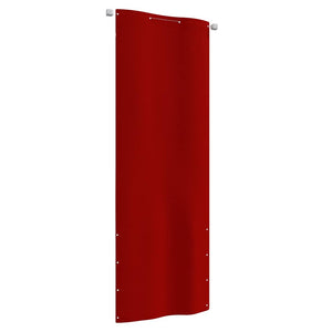 Vidaxl balkonscherm 80x240 cm oxford stof rood