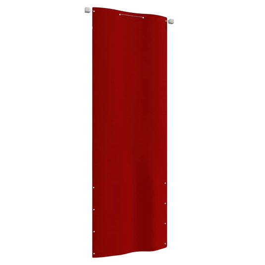 Vidaxl balkonscherm 80x240 cm oxford stof rood
