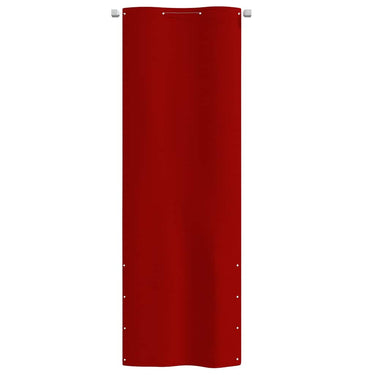Vidaxl balkonscherm 80x240 cm oxford stof rood