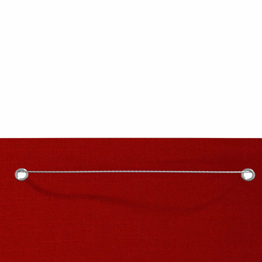 Vidaxl balkonscherm 80x240 cm oxford stof rood