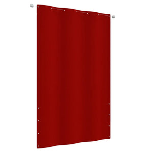Vidaxl balkonscherm 140x240 cm oxford stof rood