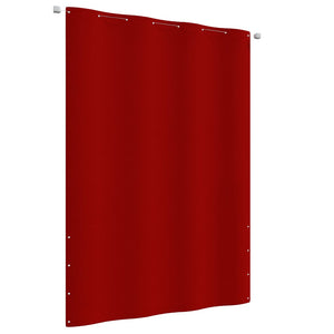 Vidaxl balkonscherm 160x240 cm oxford stof rood