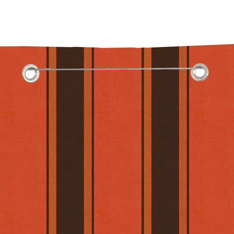 Load image into Gallery viewer, Vidaxl balkonscherm 80x240 cm oxford stof oranje en bruin
