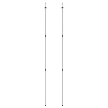 Vidaxl luifelstokken 2 st telescopisch 102-260 cm aluminium