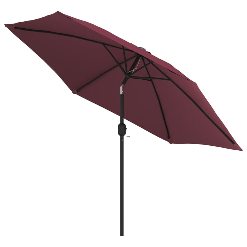 Load image into Gallery viewer, VidaXL Parasol met metalen paal 300 cm bordeauxrood
