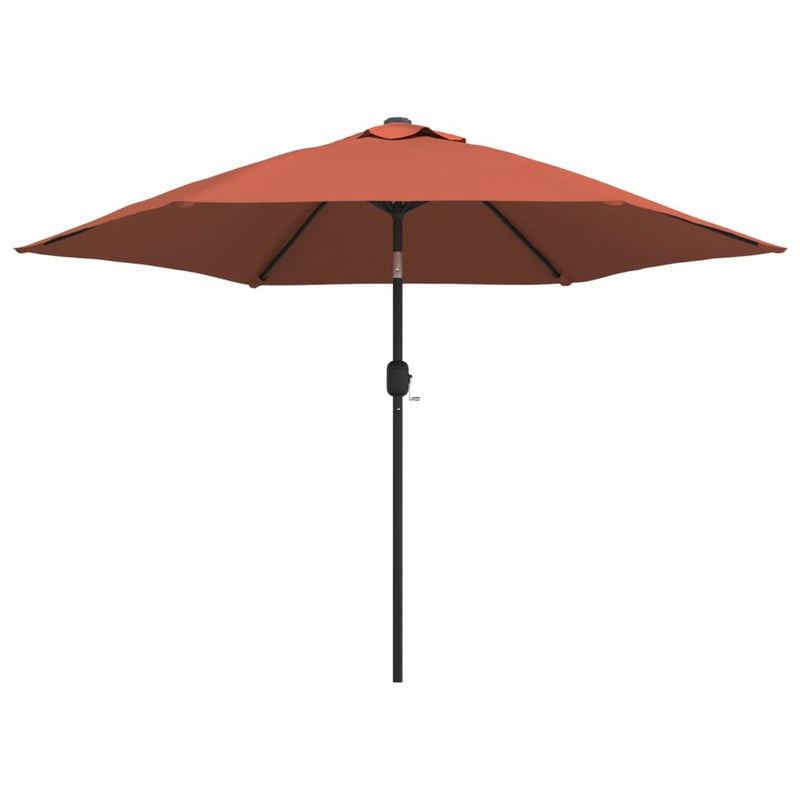 Load image into Gallery viewer, VidaXL Parasol met metalen paal 300 cm terracottakleurig
