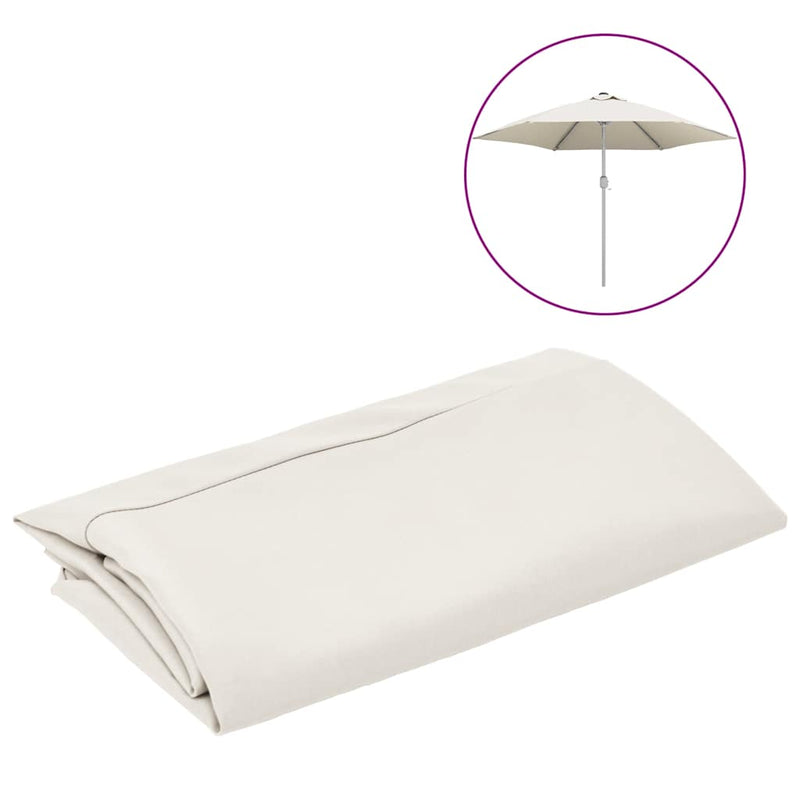 Load image into Gallery viewer, Vidaxl vervangingsdoek voor parasol 300 cm wit
