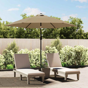 Vidaxl vervangingsdoek voor parasol 300 cm taupe
