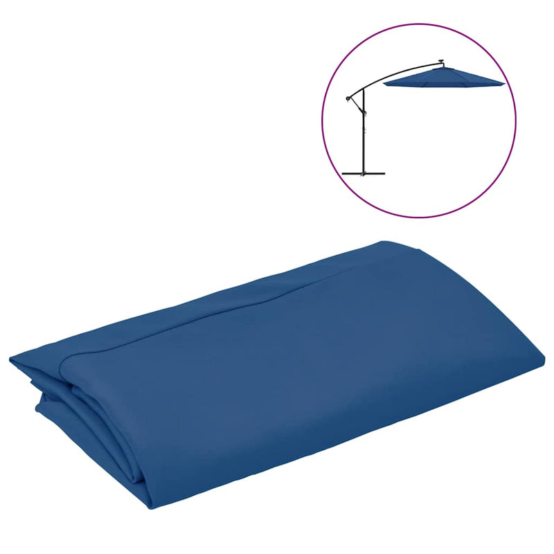 Load image into Gallery viewer, Vidaxl vervangingsdoek voor zweefparasol 350 cm azuurblauw
