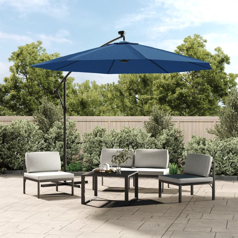 Load image into Gallery viewer, Vidaxl vervangingsdoek voor zweefparasol 350 cm azuurblauw
