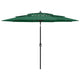 Vidaxl parasol 3-laags met aluminium paal 3 m groen