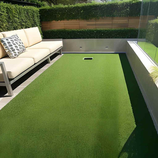 Vidaxl kunstgras 7 9 mm 1x25 m groen