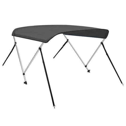 Vidaxl biminitop 2-boogs 180x150x110 cm antracietkleurig