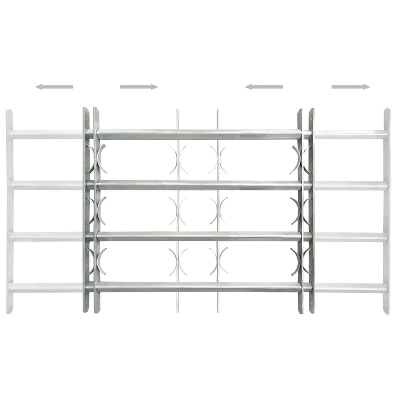 Load image into Gallery viewer, Vidaxl raambeveiligingen verstelbaar 2 st 1000-1500 mm
