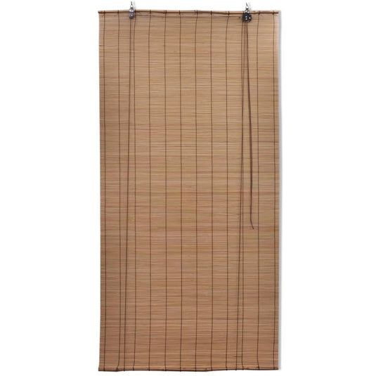 Vidaxl rolgordijnen 2 st 80x160 cm bamboe bruin