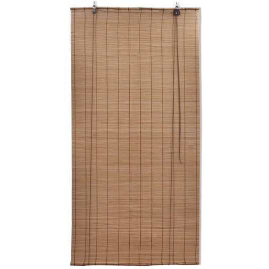 Vidaxl rolgordijnen 2 st 100x160 cm bamboe bruin