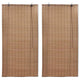 Vidaxl rolgordijnen 2 st 150x220 cm bamboe bruin