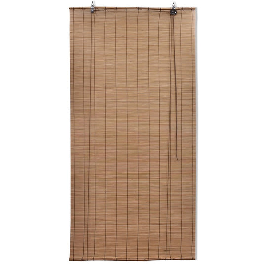 Vidaxl rolgordijnen 2 st 150x220 cm bamboe bruin