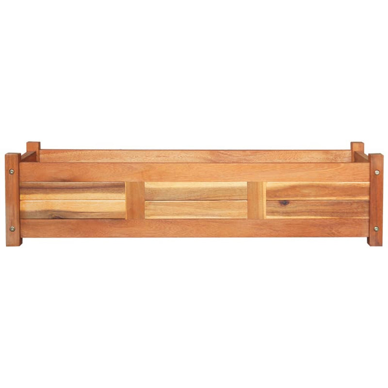 Load image into Gallery viewer, Vidaxl plantenbakken verhoogd 2 st 100x30x25 cm acaciahout
