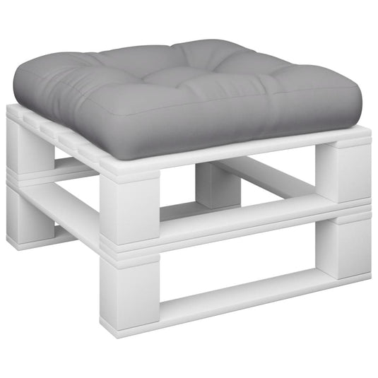 Vidaxl palletkussen 50x50x12 cm stof antracietkleurig