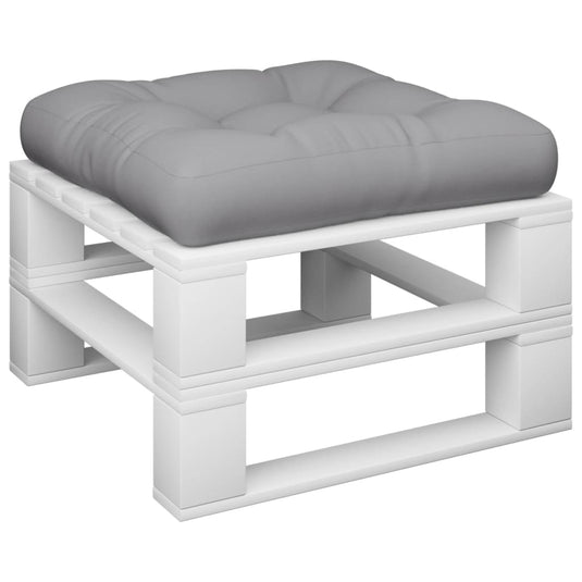 Vidaxl palletkussen 60x60x12 cm stof antracietkleurig