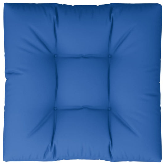 Vidaxl palletkussen 70x70x12 cm stof koningsblauw