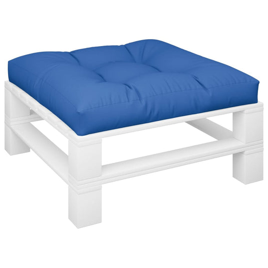 Vidaxl palletkussen 70x70x12 cm stof koningsblauw