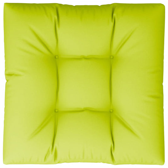 Vidaxl palletkussen 70x70x12 cm stof heldergroen