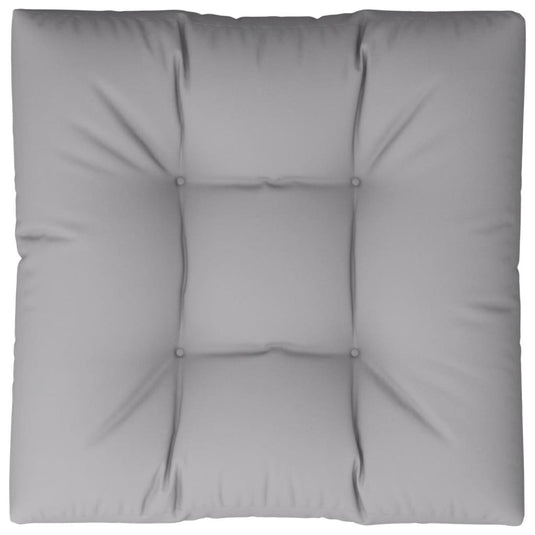 Vidaxl palletkussen 80x80x12 cm stof grijs
