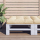 Vidaxl palletkussen 80x80x12 cm stof beige