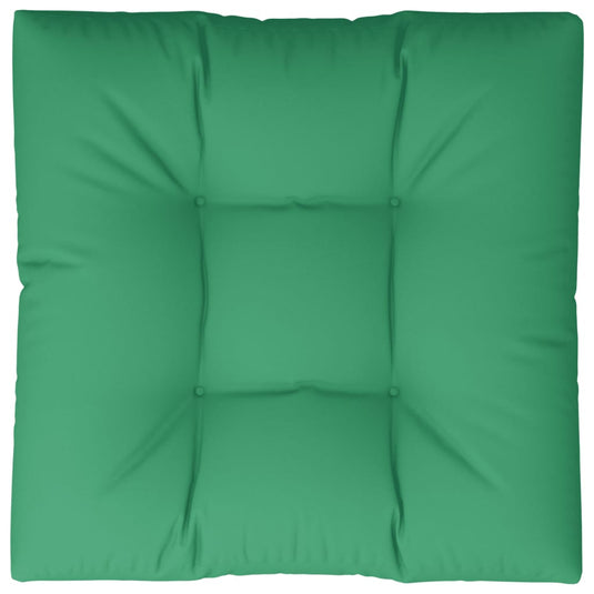 Vidaxl palletkussen 80x80x12 cm stof groen