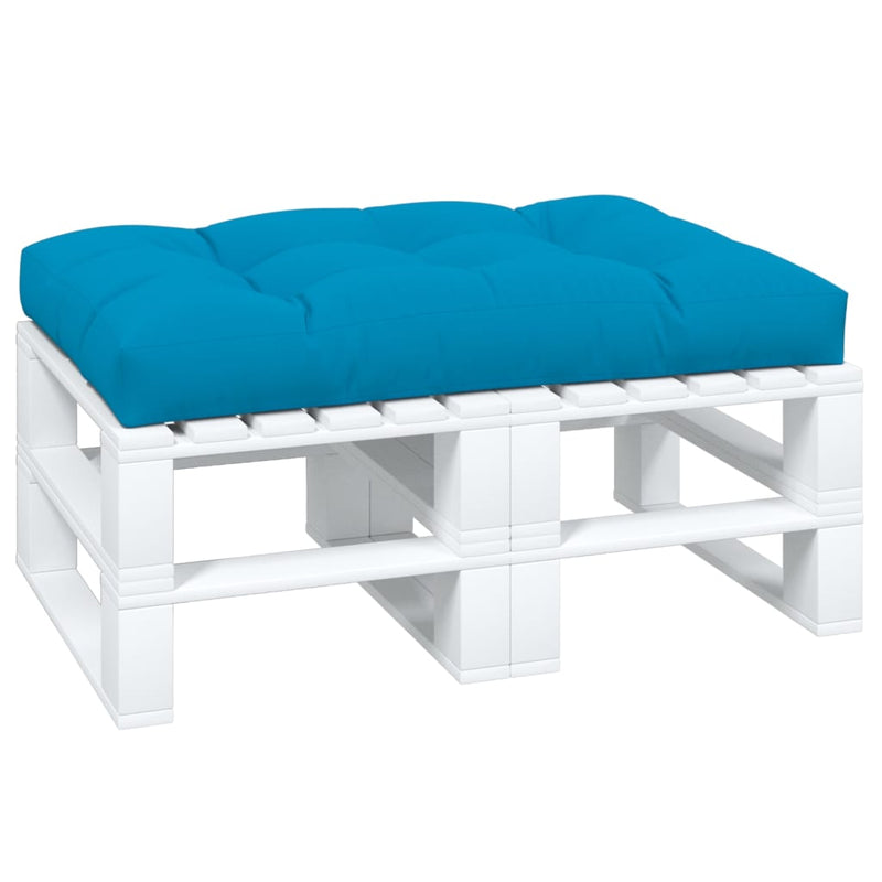 Load image into Gallery viewer, Vidaxl palletkussen 120x80x12 cm stof blauw
