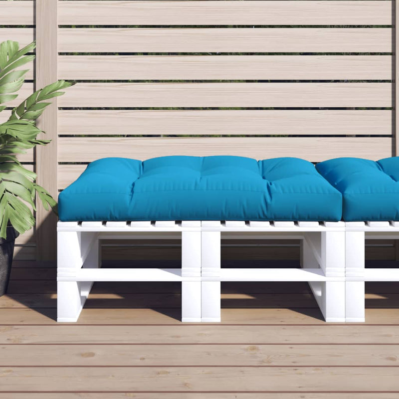 Load image into Gallery viewer, Vidaxl palletkussen 120x80x12 cm stof blauw
