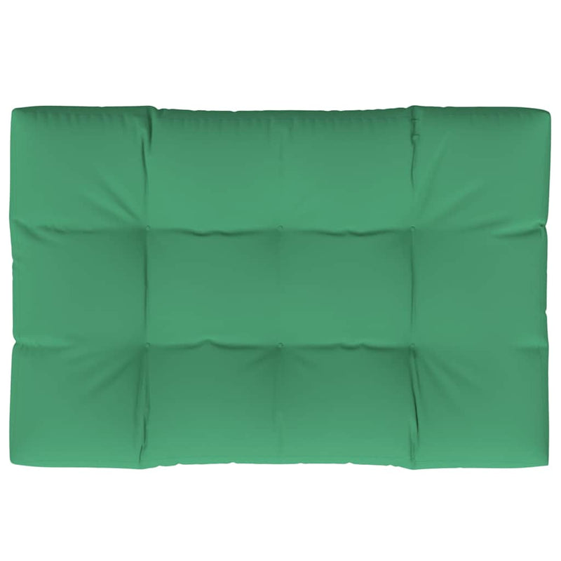 Afbeelding laden in galerijviewer, Vidaxl palletkussen 120x80x12 cm stof groen
