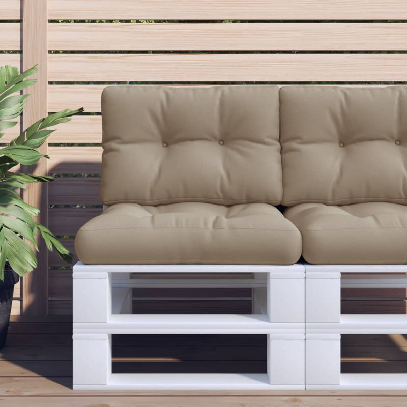 Load image into Gallery viewer, Vidaxl palletkussen 50x40x12 cm stof taupe

