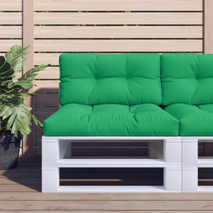 Vidaxl palletkussen 80x40x12 cm stof groen