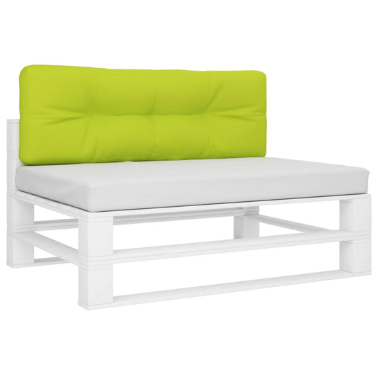 Vidaxl palletkussen 120x40x12 cm stof heldergroen