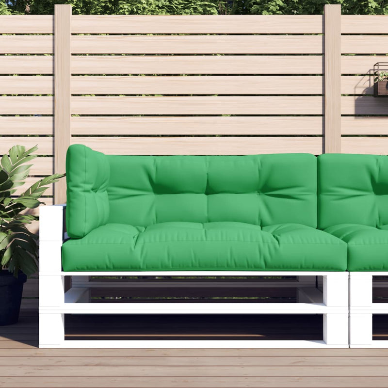 Load image into Gallery viewer, Vidaxl palletkussens 3 st stof groen

