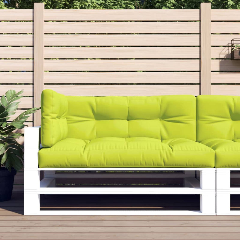 Load image into Gallery viewer, Vidaxl palletkussens 3 st stof heldergroen
