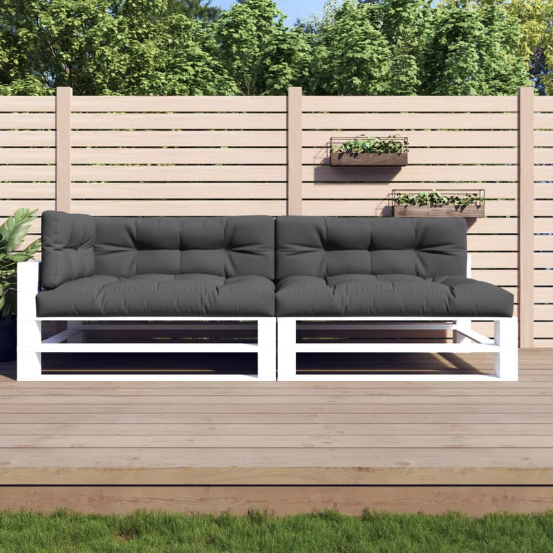 Load image into Gallery viewer, Vidaxl palletkussens 5 st stof antracietkleurig
