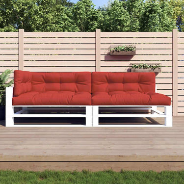 Vidaxl palletkussens 5 st stof rood