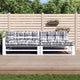 Vidaxl palletkussens 5 st stof ruitpatroon grijs