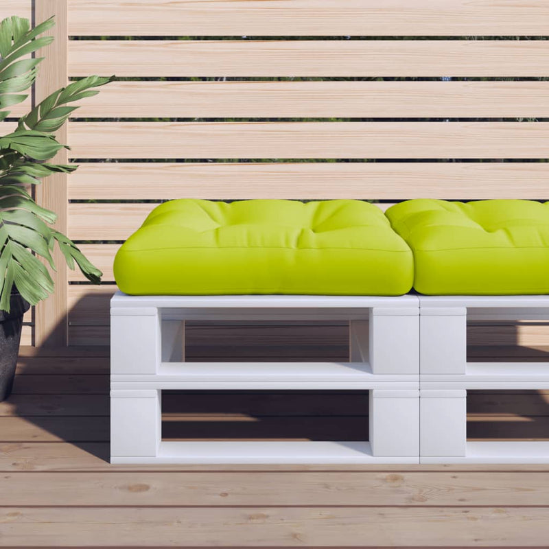Load image into Gallery viewer, Vidaxl palletkussen 58x58x10 cm stof heldergroen
