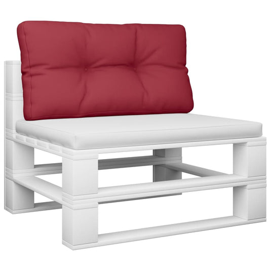 Vidaxl bankkussen 80x40x12 cm stof wijnrood