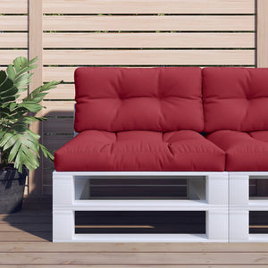 Vidaxl bankkussen 80x40x12 cm stof wijnrood